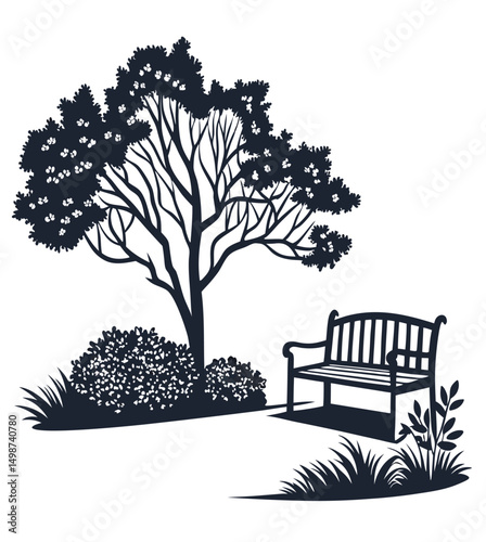 bench in the park