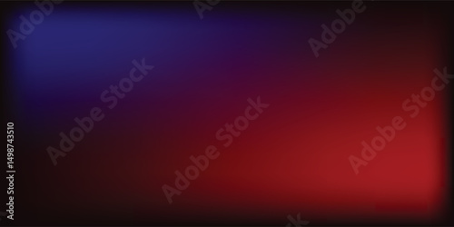 Gradient image combining red and blue hues, depicting abstract artistic concepts and color transition.