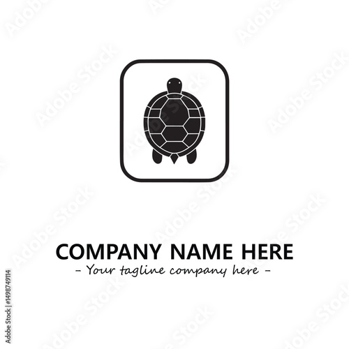 Turtle logo design vector illustration