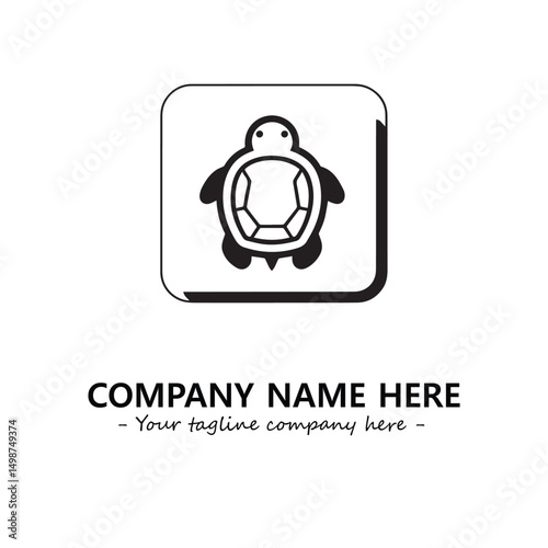Turtle logo design vector illustration