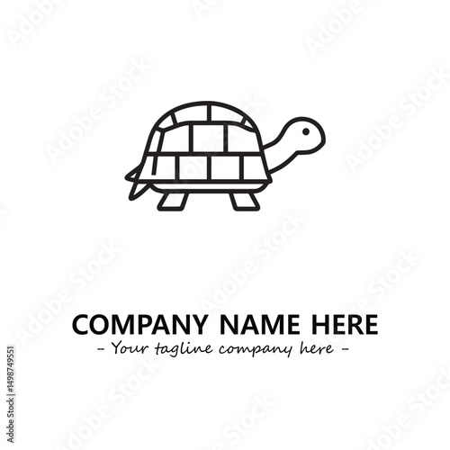 Turtle logo design vector illustration