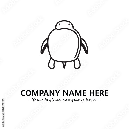 Turtle logo design vector illustration