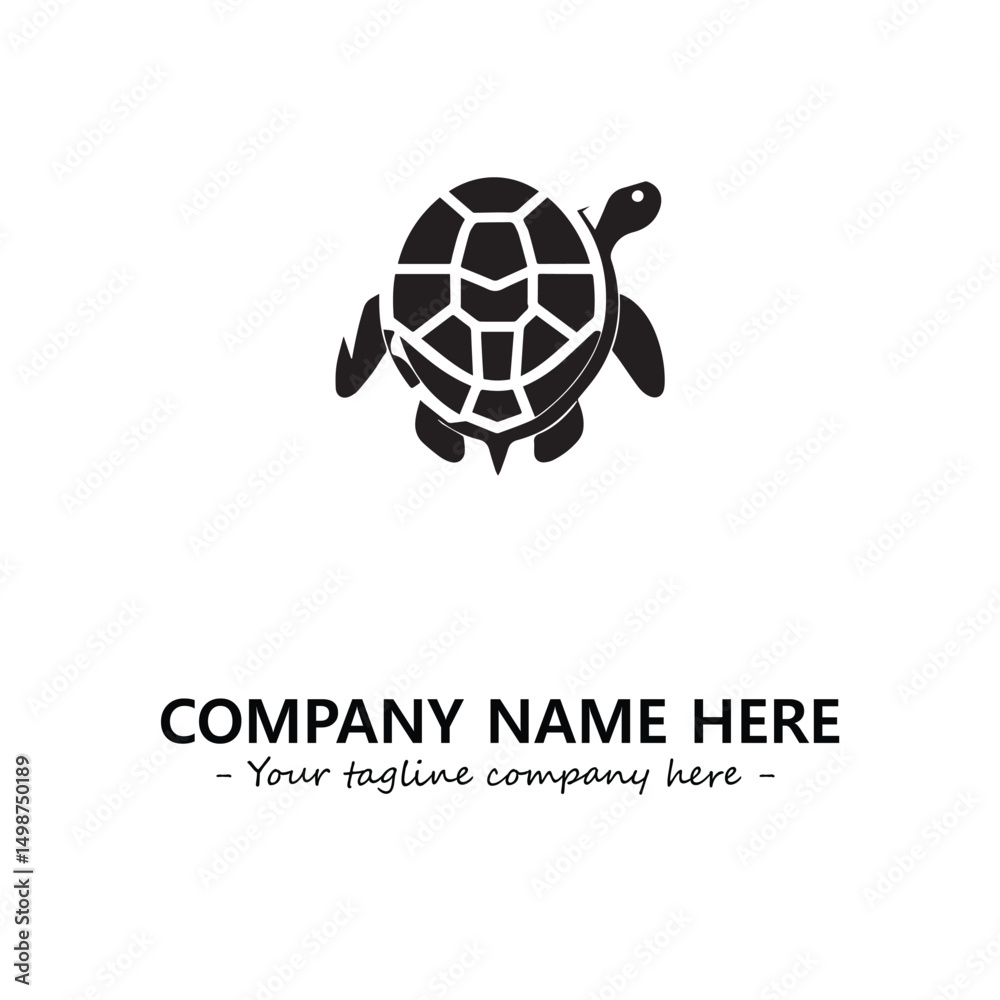 Fototapeta premium Turtle logo design vector illustration