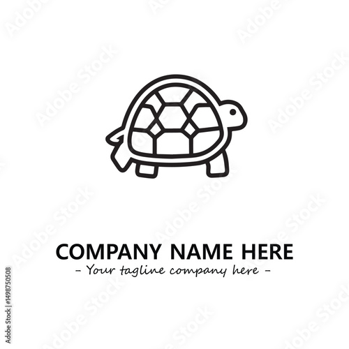 Turtle logo design vector illustration