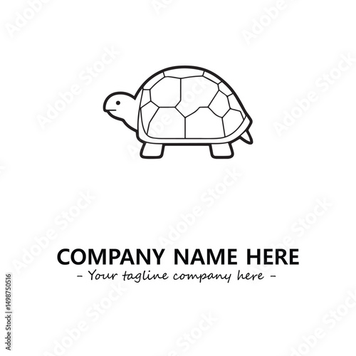 Turtle logo design vector illustration