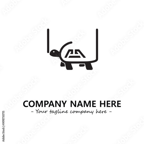 Turtle logo design vector illustration