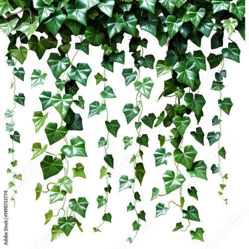 abstract background with green  leaves.