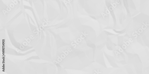 White crumpled paper background texture pattern overlay. wrinkled high resolution arts craft and Seamless white crumpled paper.	

