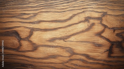 Wallpaper Mural Close-up of natural wooden surface with rich brown and black grain patterns creating organic textures and flowing lines Torontodigital.ca