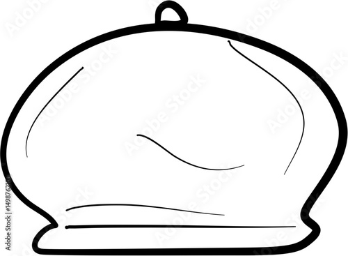 Hat Illustration coloring page
