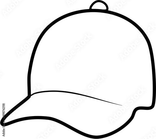 Hat Illustration coloring page