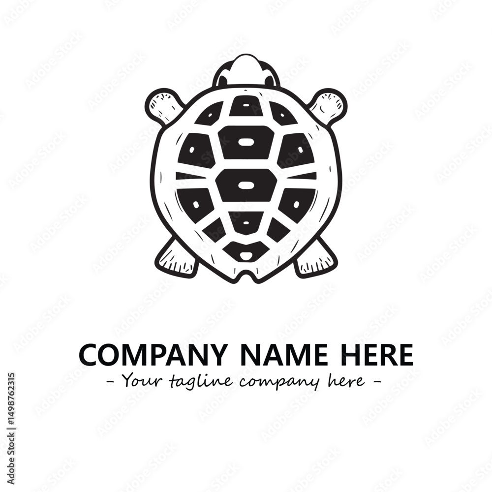 Obraz premium Turtle logo design vector illustration