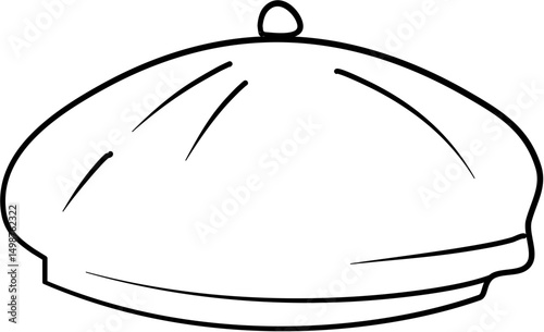 Hat Illustration coloring page