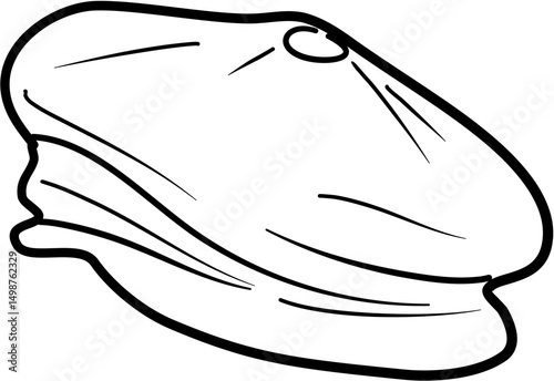 Hat Illustration coloring page