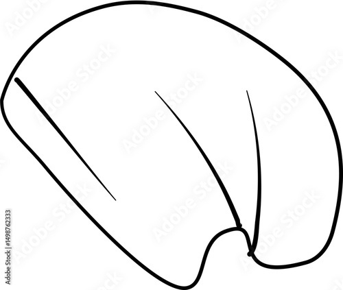 Hat Illustration coloring page