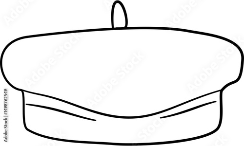 Hat Illustration coloring page