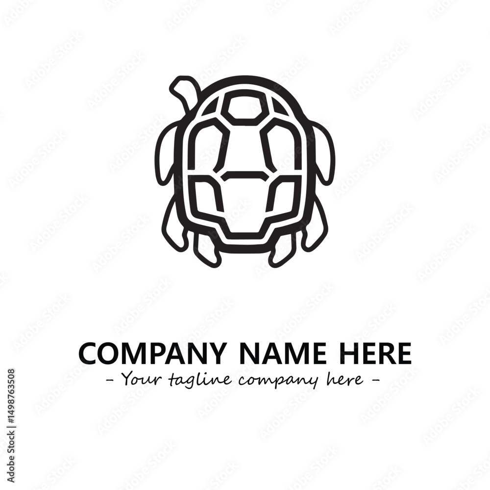 Obraz premium Turtle logo design vector illustration