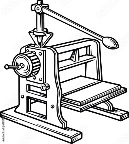 illustration of a mill