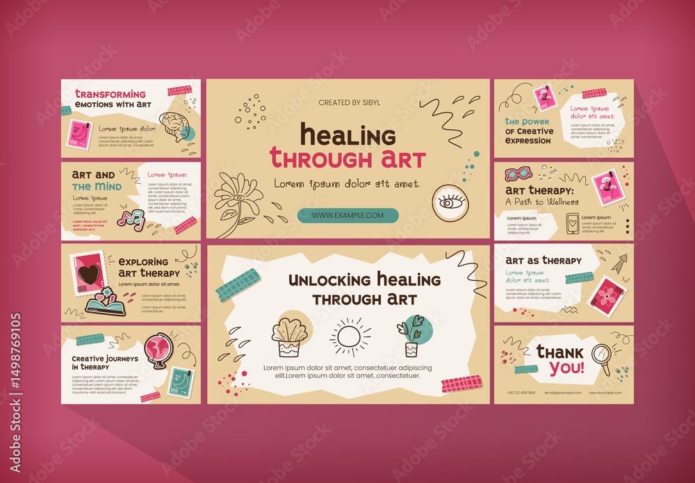 Colorful Art Therapy Healing Emotions Awareness Mental Health ...