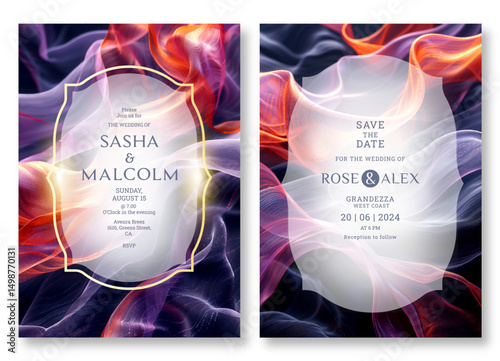 Wedding invitation template, business brochure template, abstract textured flyer design, universal background, versatile vector background, creative brochure template, party invitation template