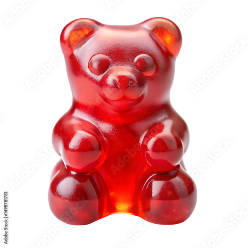 Red Gummy Bear Candy Image