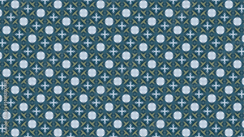 Modern and geometric pattern design for fashion, home decor and textile seamless pattern vector.