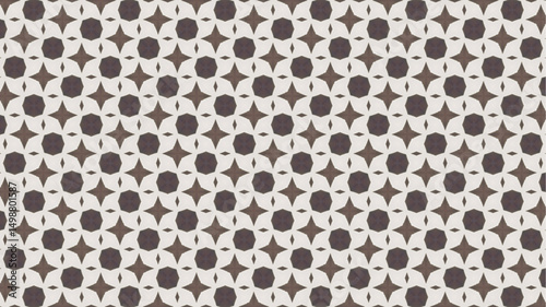 Modern and geometric pattern design for fashion, home decor and textile seamless pattern vector.