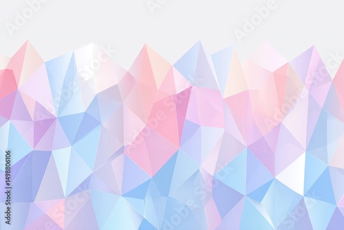 Abstract polygonal background with pastel colors.