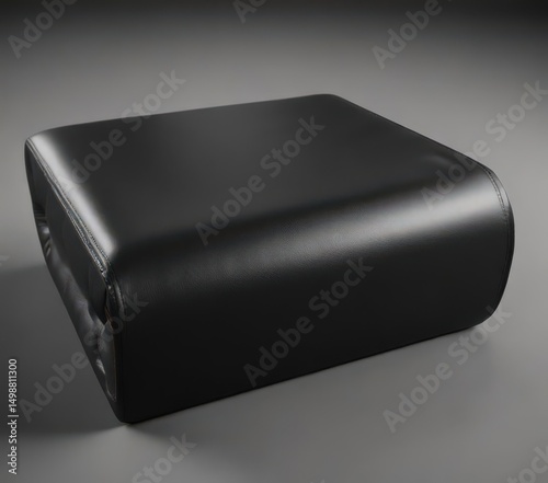 Wallpaper Mural Sleek black leather, smooth surface, subtle texture ,  black,  backdrop,  premium leather Torontodigital.ca