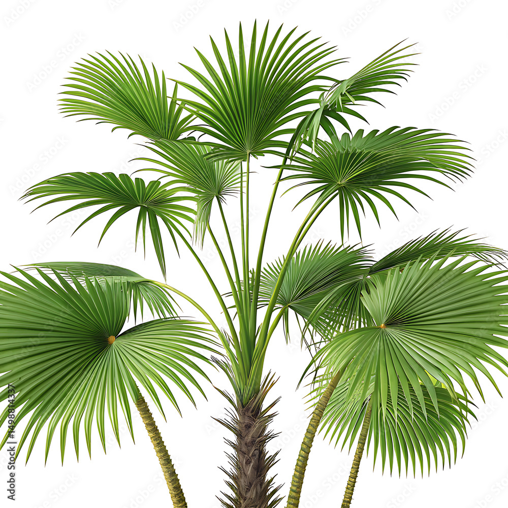 Fototapeta premium palm tree isolated on white