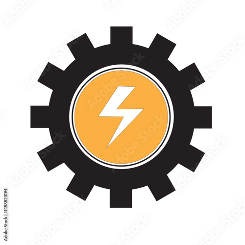 electricity icon. Solid icon collection
