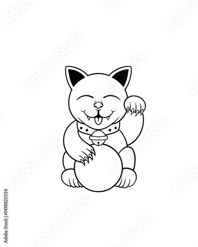 Neko vector illustration 