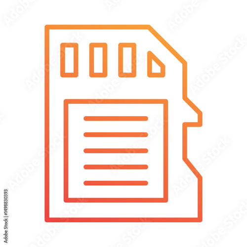 Memory Card Icon
