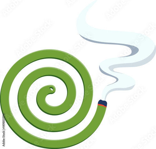 Burning Mosquito Coil Dengue Protection