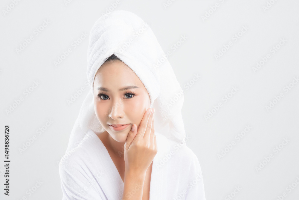 Beautiful woman with healthy skin Beautiful woman with healthy skin