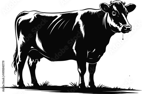 cow on a meadow