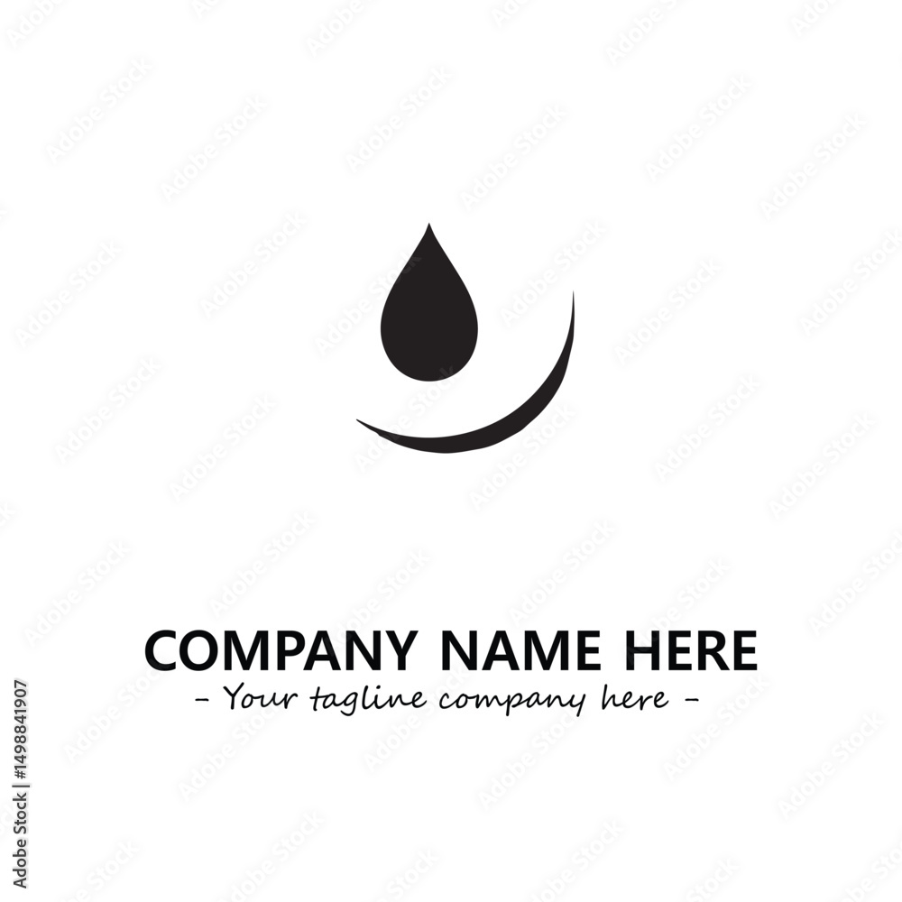 Water drop logo company design vector illustration Water drop logo company design vector illustration