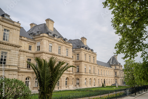 Luxembourg Palace in Paris. Golden hour