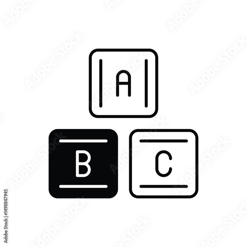 Traning Icon vector stock illustration