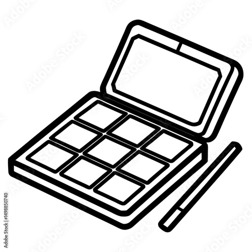 Ten Shade Eyeshadow Palette with Applicator Icon