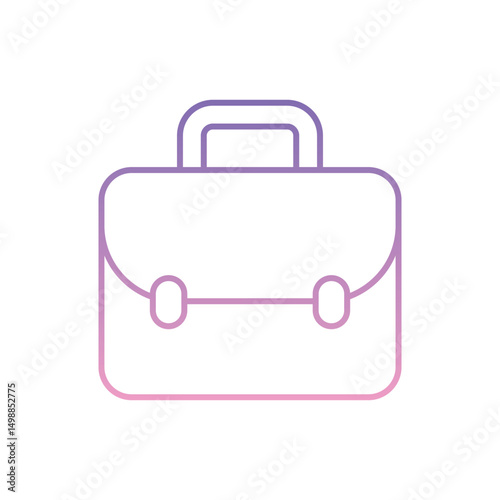 School Bag Icon vector stock illustration