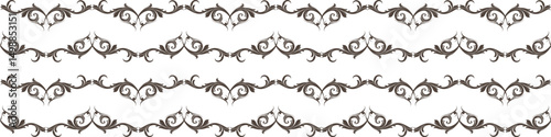 Elegant floral seamless pattern with intricate symmetrical designs. Perfect for wallpaper, fabric, textile, wrapping, background, or decorative use in digital and print projects.