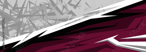 Car wrap decal design vector, custom livery race rally car vehicle sticker and tinting