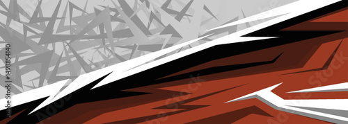 Car wrap decal design vector, custom livery race rally car vehicle sticker and tinting