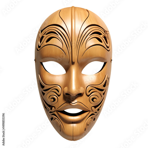 carnival mask isolated on white