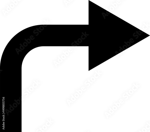 turn right sign. right traffic sign. Right Turn symbol. Arrow Sign Direction Icon. Road sign indicates. redo process. road signpost symbol.