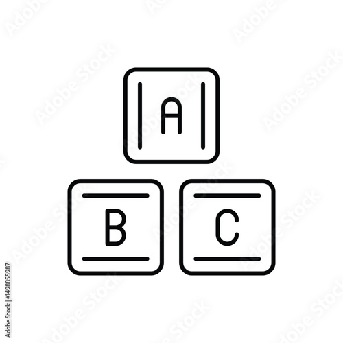 Traning Icon vector stock illustration