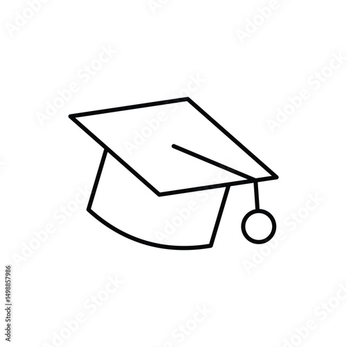 Education Icon vector stock illustration