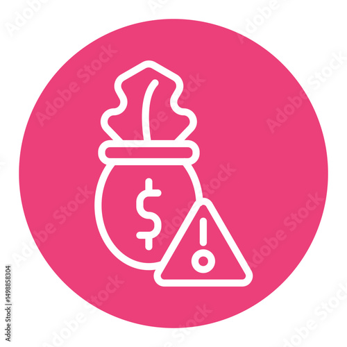 Financial Risk Icon