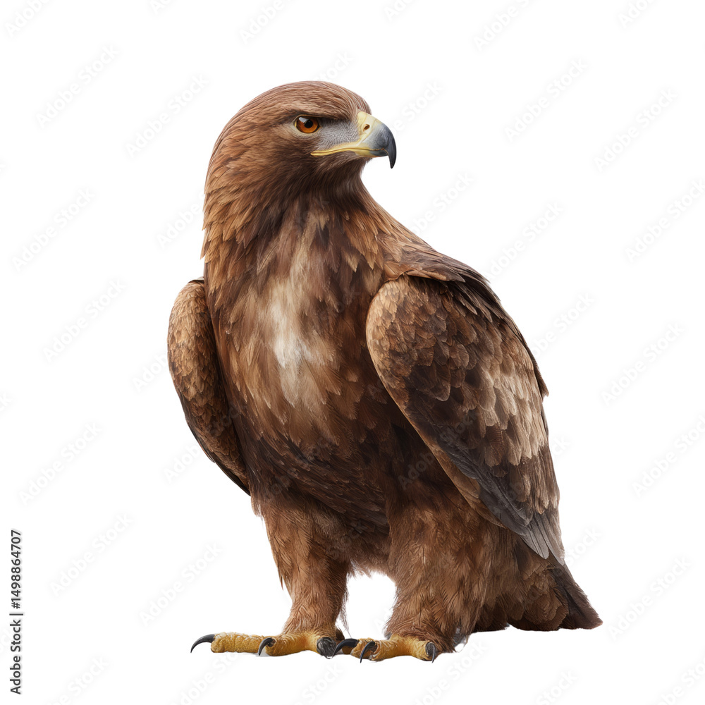 Obraz premium Majestic eagle in flight wild nature animal photography transparent background dynamic scene